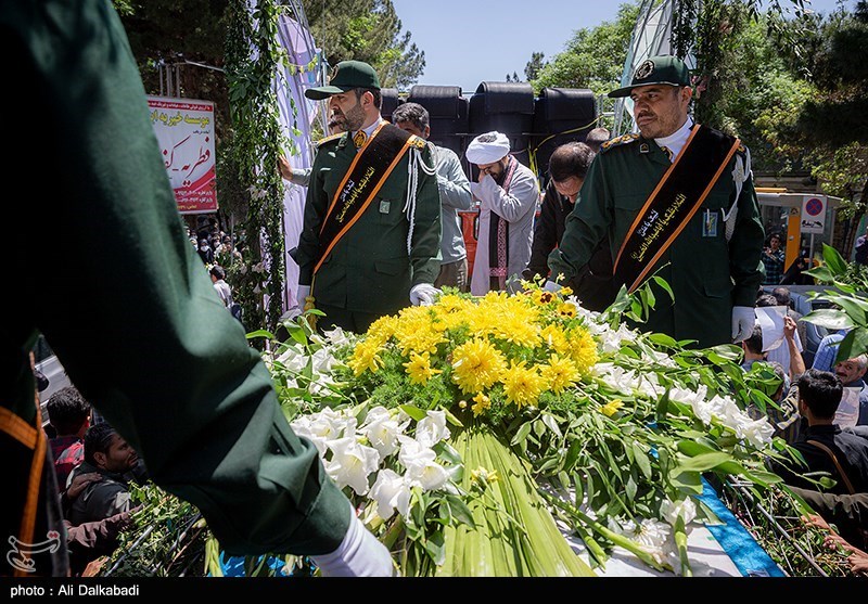 مراسم تشییع پیکر شهید حمیدرضا الداغی - سبزوار