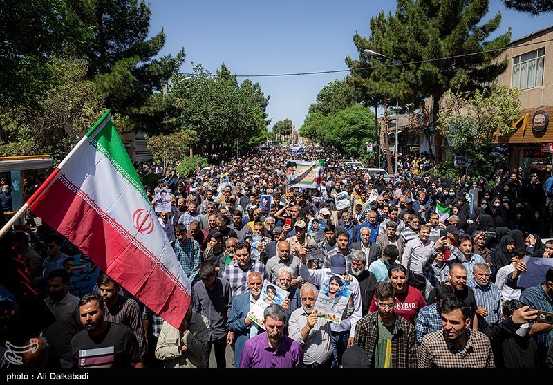 مراسم تشییع پیکر شهید حمیدرضا الداغی - سبزوار