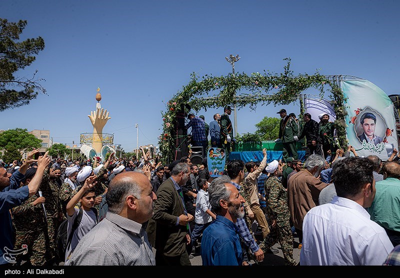 مراسم تشییع پیکر شهید حمیدرضا الداغی - سبزوار