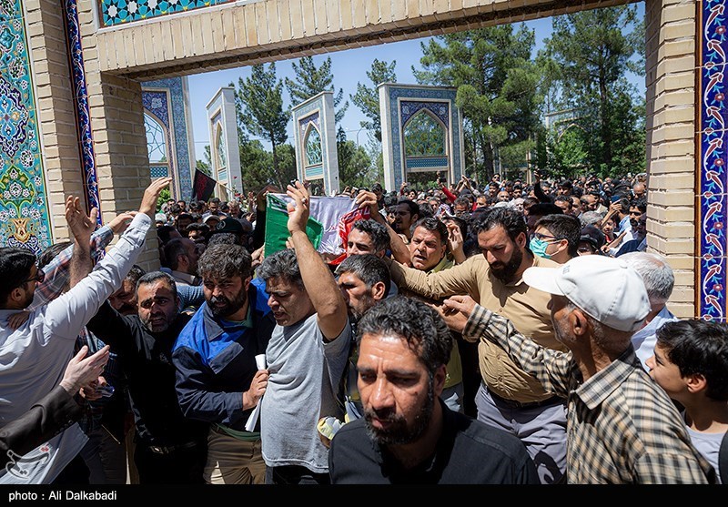 مراسم تشییع پیکر شهید حمیدرضا الداغی - سبزوار