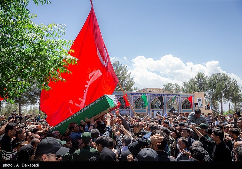 مراسم تشییع پیکر شهید حمیدرضا الداغی - سبزوار