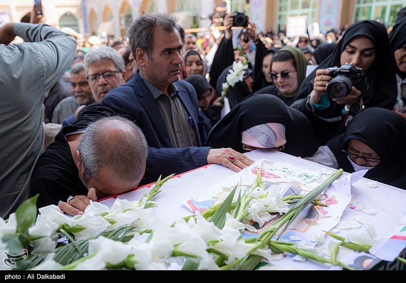 مراسم تشییع پیکر شهید حمیدرضا الداغی - سبزوار