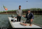 صید ماهی صبور  در اروند رود