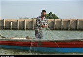صید ماهی صبور  در اروند رود