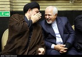 محمد جواد ظریف و سید حسن خمینی