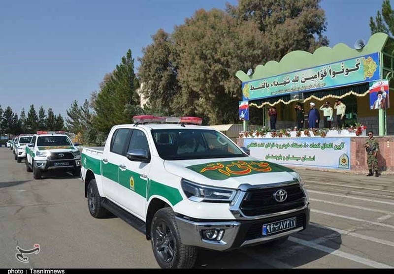 الحاق خودروهای جدید به ناوگان پلیس سیستان و بلوچستان