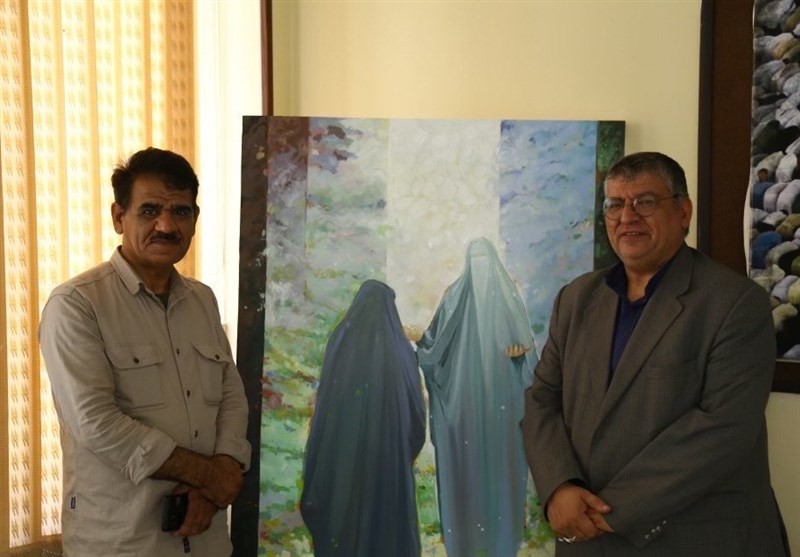 حضرت زهرا , عفاف و حجاب , نقاشی , هنرهای تجسمی , 