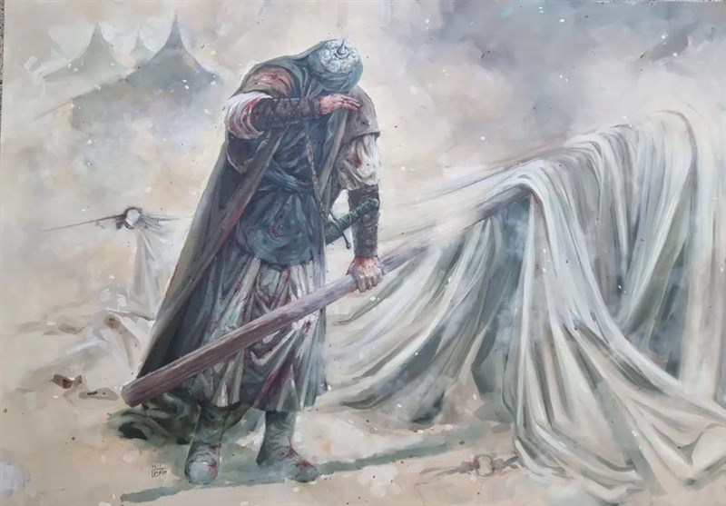 عاشورا 1402 , نقاشی , هنرهای تجسمی , عاشورا , محرم , محرم 1402 , 