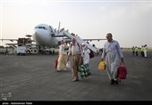 بازگشت اولین گروه از حجاج بیت الله الحرام به فرودگاه همدان