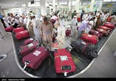 بازگشت اولین گروه از حجاج بیت الله الحرام به فرودگاه همدان