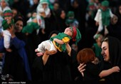 مراسم شیرخوارگان حسینی در همدان 