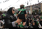 مراسم شیرخوارگان حسینی در قزوین 