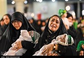 مراسم شیرخوارگان حسینی در حرم مطهر عبدالعظیم حسنی (ع)