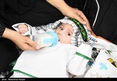 مراسم شیرخوارگان حسینی در رشت
