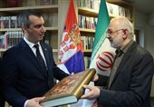 رئیس مجلس صربستان از کتابخانه ملّی ایران بازدید کرد