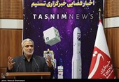 سخنرانی مجید قلی زاده مدیرعامل خبرگزاری تسنیم در نشست ایران فضایی و آئین رونمایی از سرویس فضا و نجوم خبرگزاری تسنیم