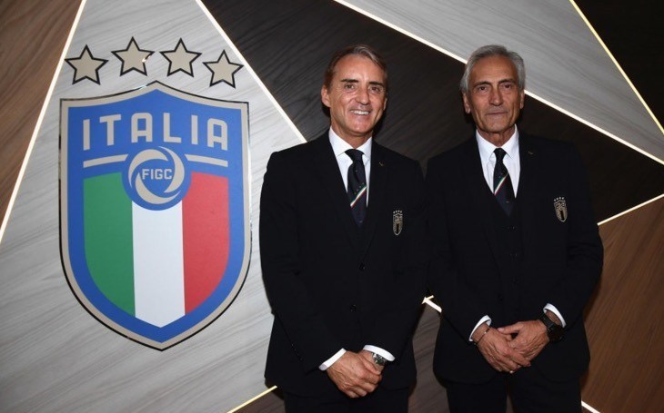 روبرتو مانچینی , تیم ملی فوتبال ایتالیا , سری A , فدراسیون فوتبال ایتالیا , 
