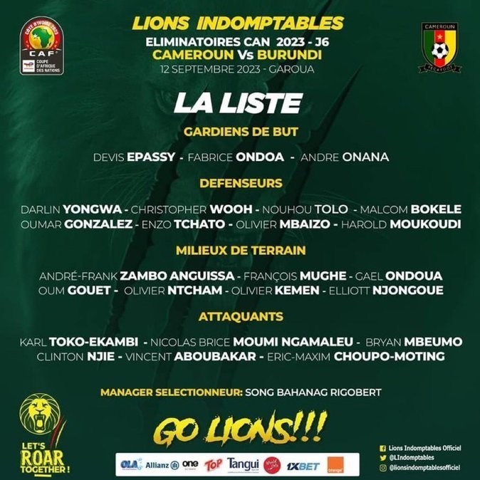 تیم فوتبال منچستریونایتد انگلیس , تیم ملی فوتبال کامرون , 