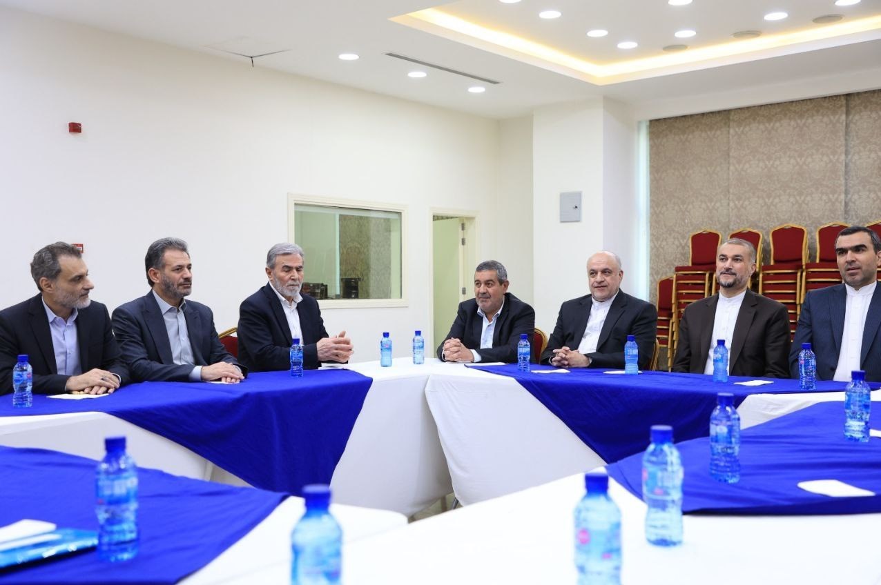 زیاد النخاله , جنبش مقاومت اسلامی |حماس , حسین امیرعبداللهیان , فلسطین , 