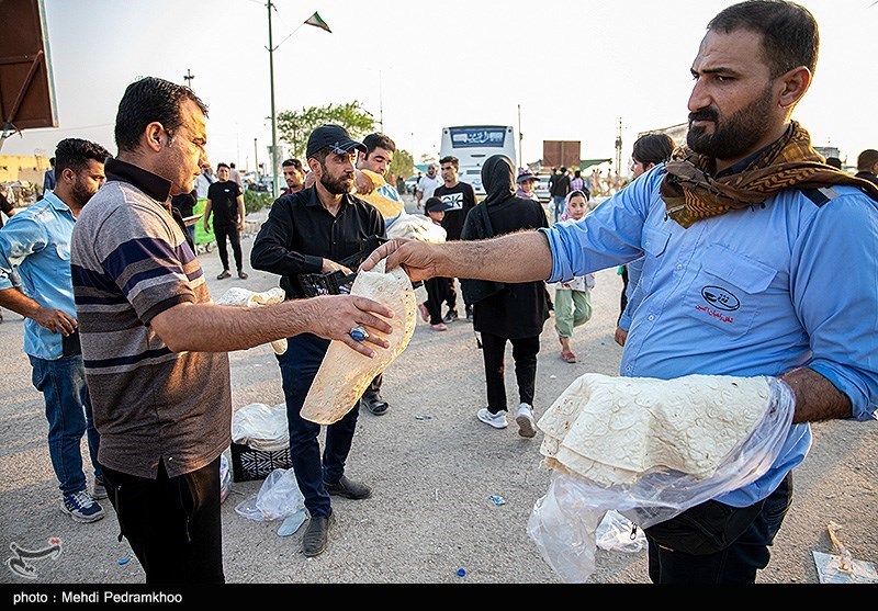 زوار افغانستانی اربعین در دهلاویه