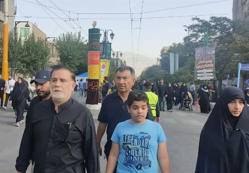 اربعین , پیاده روی اربعین , امام حسین (ع) , عبدالعظیم حسنی , شهرداری تهران , کربلا , میدان امام حسین(ع) , 