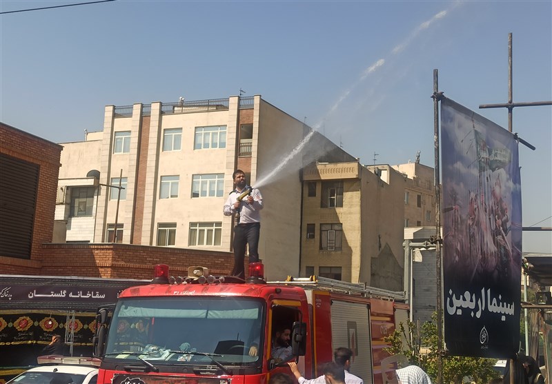 اربعین , پیاده روی اربعین , امام حسین (ع) , عبدالعظیم حسنی , شهرداری تهران , کربلا , میدان امام حسین(ع) , 