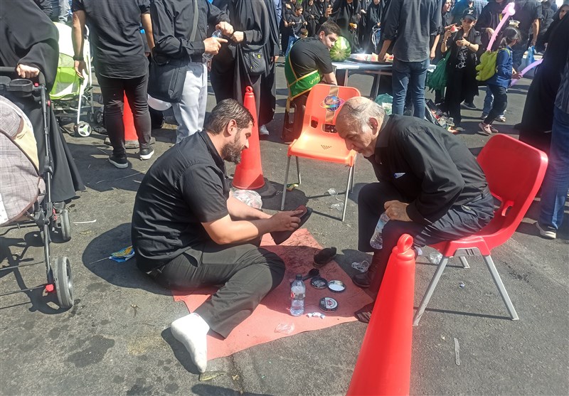 اربعین , پیاده روی اربعین , امام حسین (ع) , عبدالعظیم حسنی , شهرداری تهران , کربلا , میدان امام حسین(ع) , 