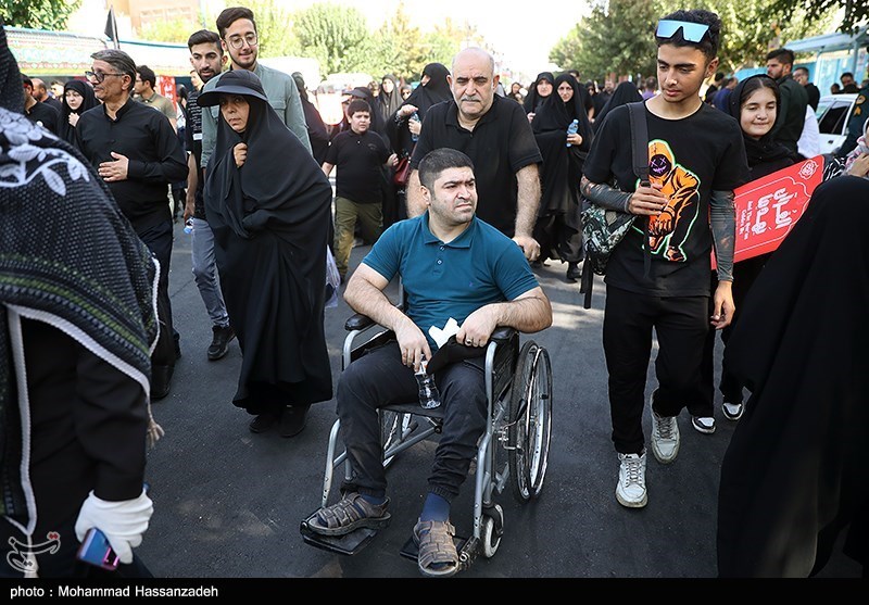 اربعین , پیاده روی اربعین , امام حسین (ع) , عبدالعظیم حسنی , شهرداری تهران , کربلا , میدان امام حسین(ع) , 