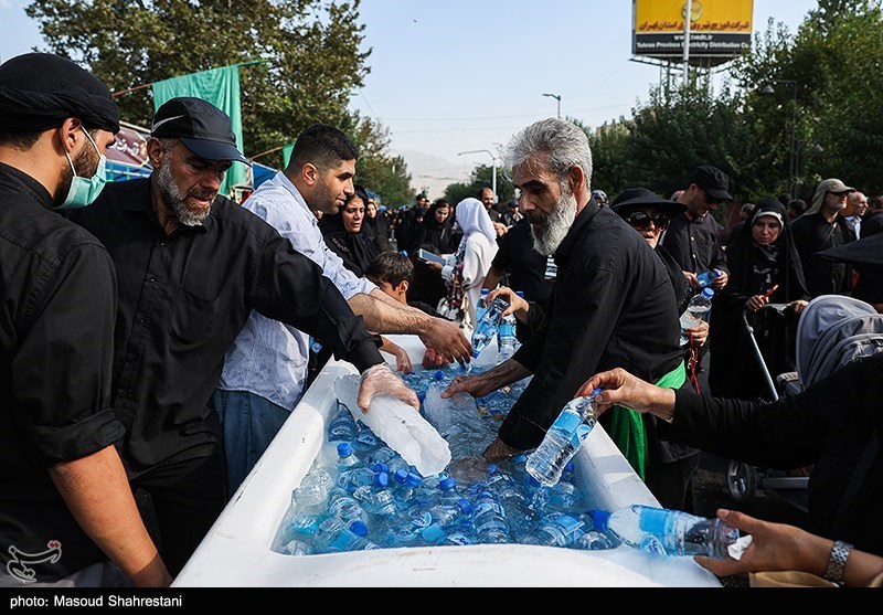 اربعین , پیاده روی اربعین , امام حسین (ع) , عبدالعظیم حسنی , شهرداری تهران , کربلا , میدان امام حسین(ع) , 