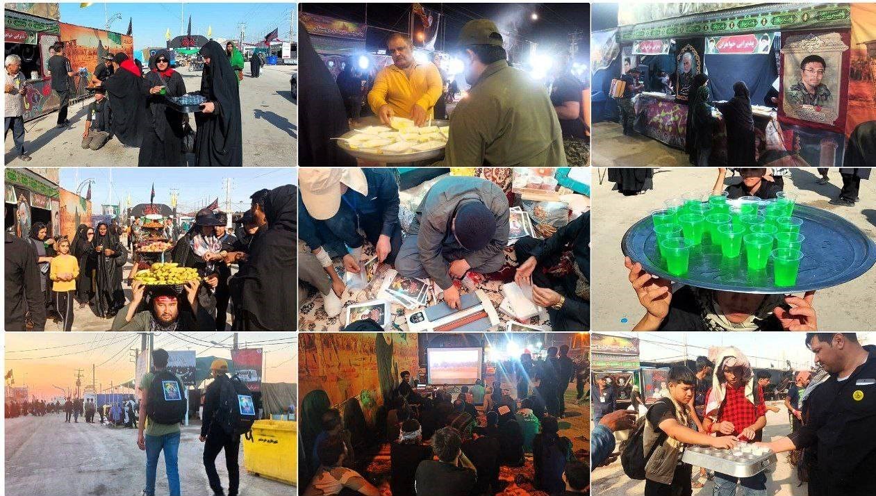 لشکر فاطمیون , مدافعان حرم , جبهه مقاومت اسلامی , پیاده روی اربعین , اربعین 1402 , 