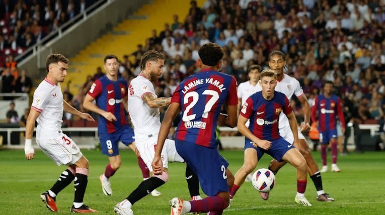 تیم فوتبال بارسلونا , تیم فوتبال سویا اسپانیا , 