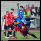 دیدار تیم‌های فوتبال نساجی و الهلال عربستان