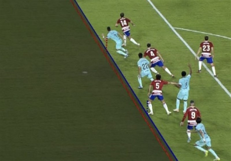 تیم فوتبال بارسلونا , تیم فوتبال گرانادا اسپانیا , لالیگا اسپانیا , ژاوی , 