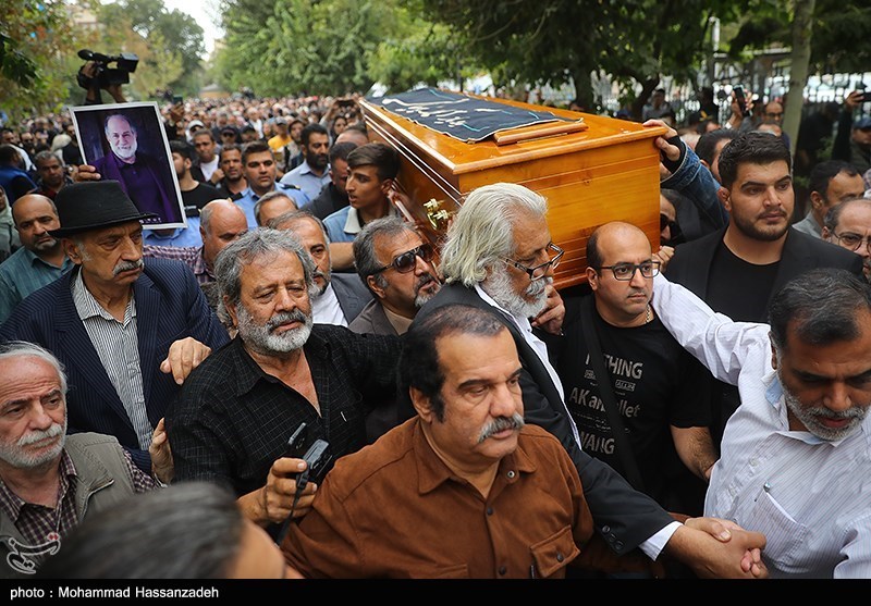 مراسم تشییع پیکر آتیلا پسیانی