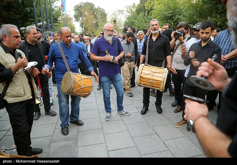 مراسم تشییع پیکر آتیلا پسیانی