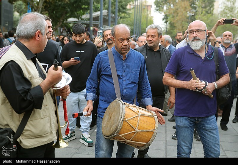 مراسم تشییع پیکر آتیلا پسیانی