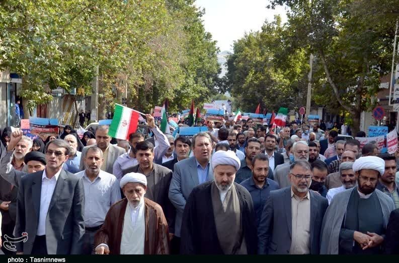 استان لرستان , راهپیمایی , کشور فلسطین , 