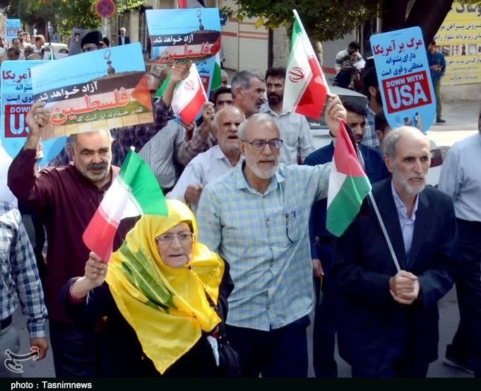 استان لرستان , راهپیمایی , کشور فلسطین , 