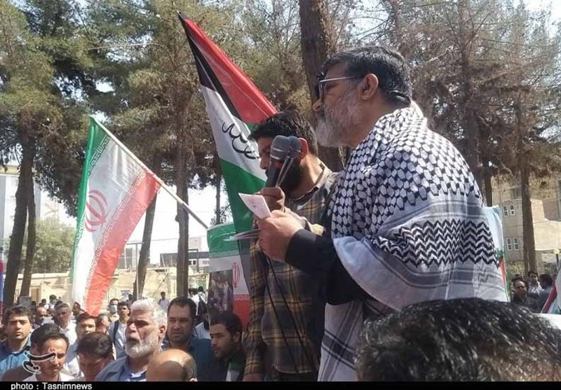 تجمع مردم زاهدان در محکومیت جنایات رژیم صهیونیستی