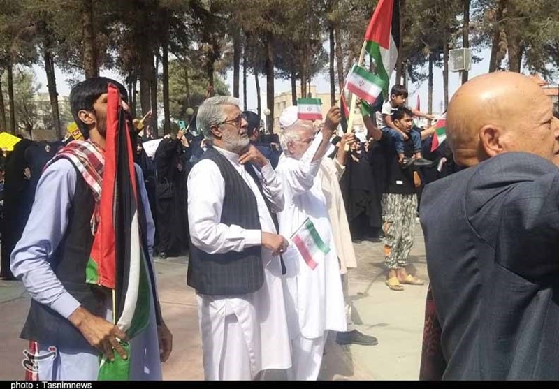 تجمع مردم زاهدان در محکومیت جنایات رژیم صهیونیستی