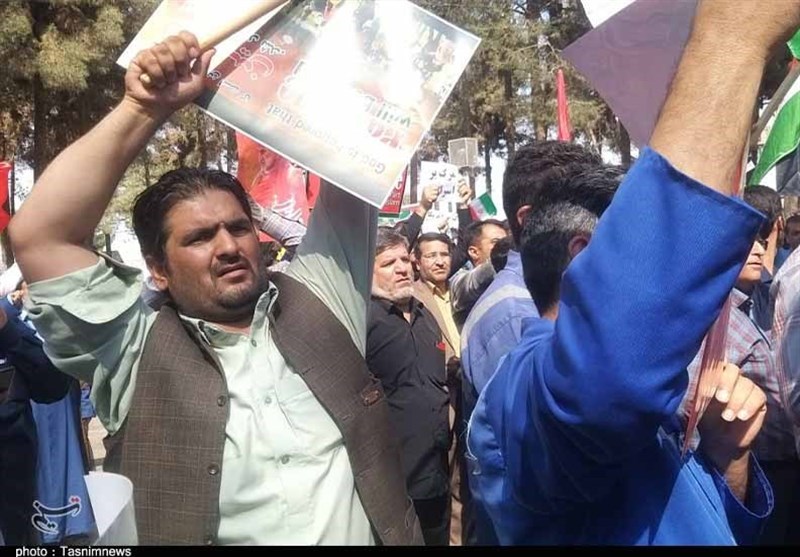 تجمع مردم زاهدان در محکومیت جنایات رژیم صهیونیستی