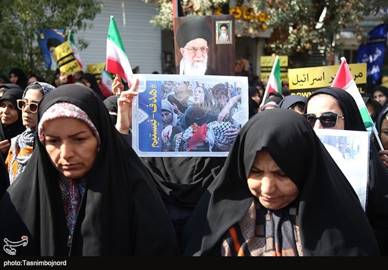 اجتماع مردم بجنورد علیه اسرائیل