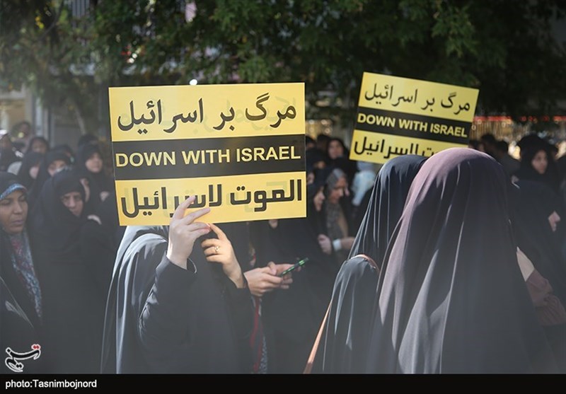 اجتماع مردم بجنورد علیه اسرائیل