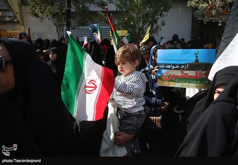 اجتماع مردم بجنورد علیه اسرائیل