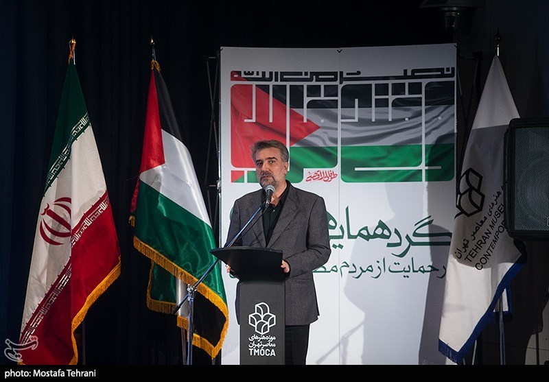 گردهمایی هنرمندان در حمایت از مردم مظلوم فلسطین