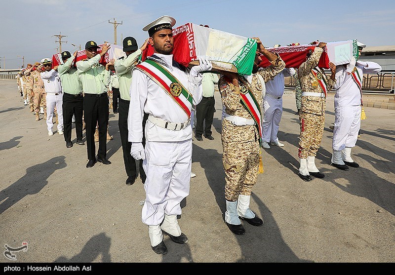 ورود پیکر 22 شهید تازه‌تفحص‌شده از مرز شلمچه