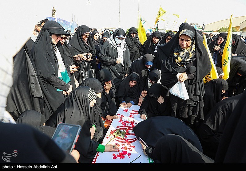 ورود پیکر 22 شهید تازه‌تفحص‌شده از مرز شلمچه