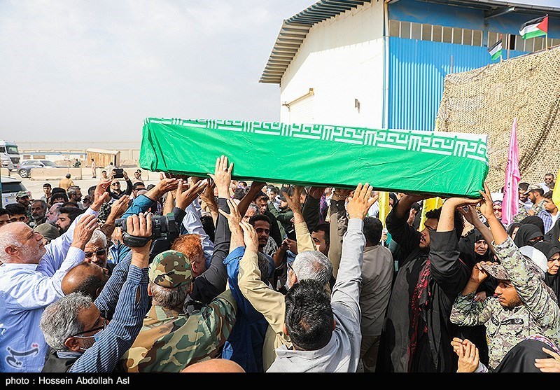 ورود پیکر 22 شهید تازه‌تفحص‌شده از مرز شلمچه