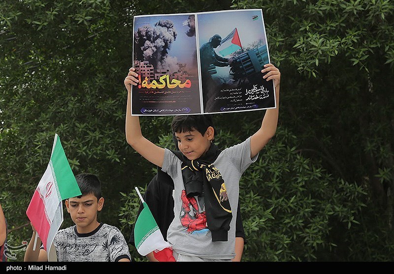 اجتماع بزرگ حمایت از مقاومت و مردم غزه در استان خوزستان