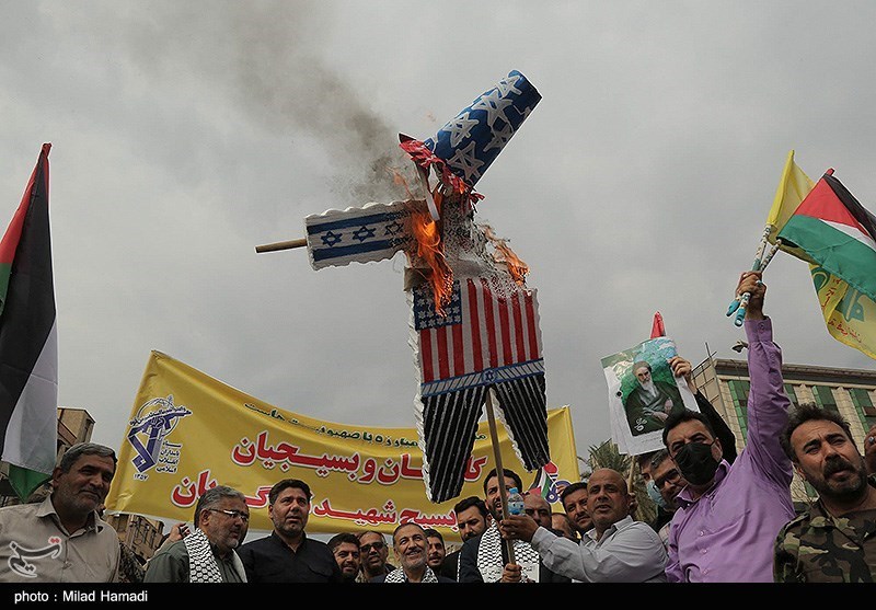 اجتماع بزرگ حمایت از مقاومت و مردم غزه در استان خوزستان